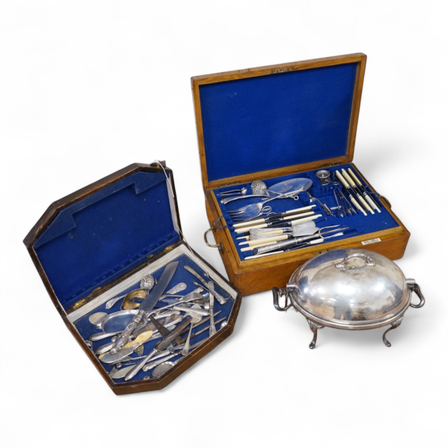 A quantity of various plated wares, some WMF